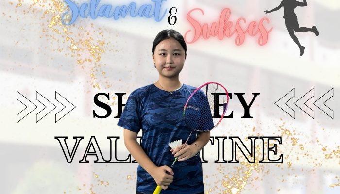 SHIRLEY VALENTINE LOLOS SELEKSI POPDA CABANG BULU TANGKIS